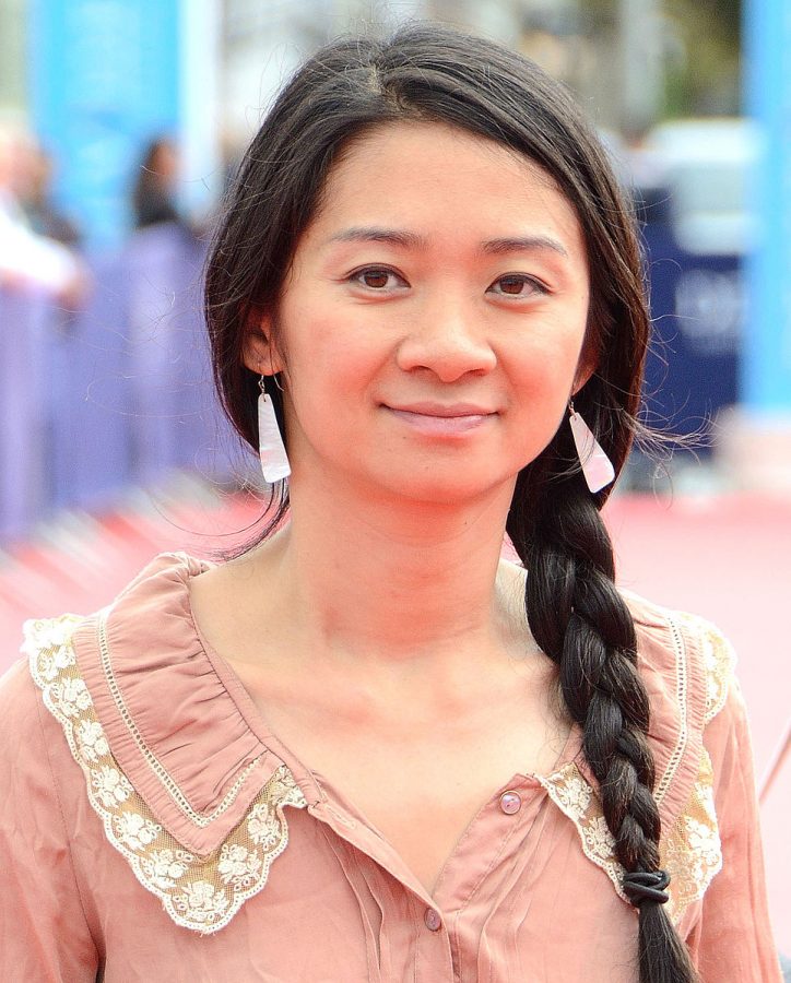 Chloé Zhao, the first woman of color and first woman of Asian heritage  to win the Golden Globe for best director for her film Nomadland.