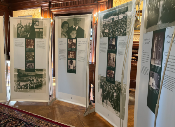 The First Four Panels of the Exhibit. Photo credits: Mayfield Crier
