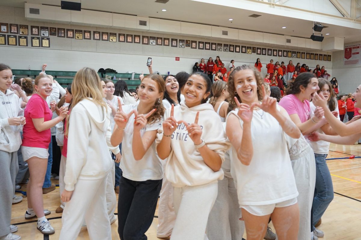 The White team celebrating their victory!