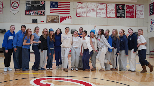 ALC cleaning up after a successful pep rally! ALC (from left to right) Abby L, Annie L, Keegan R, Sofia H, Mimi V, Zoe C, Ella M, Haley M, Rowan S, Camila D, Maddy J, Phillippa K, Maddie H, Lacey M, Harper L, Kate A, Maeve R, Chloe L. 