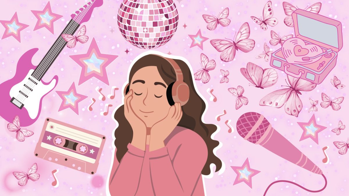 Girlhood is something intimate, recognizable, and most importantly, something shared. Read about the top three songs that embody the essence of girlhood. Image created on Canva.